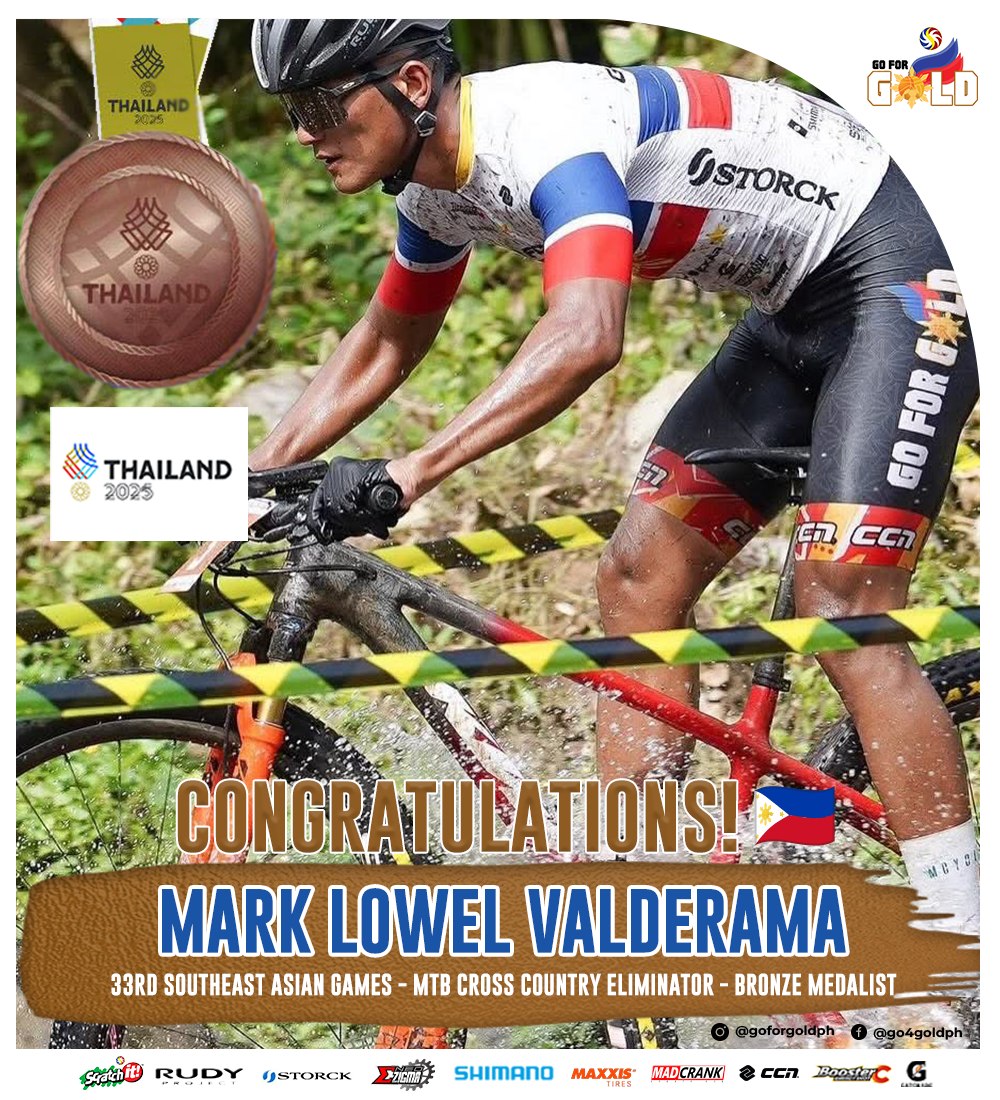Mark Lowel Valderama Grabs Bronze in SEA Games MTB Cross-Country Eliminator
