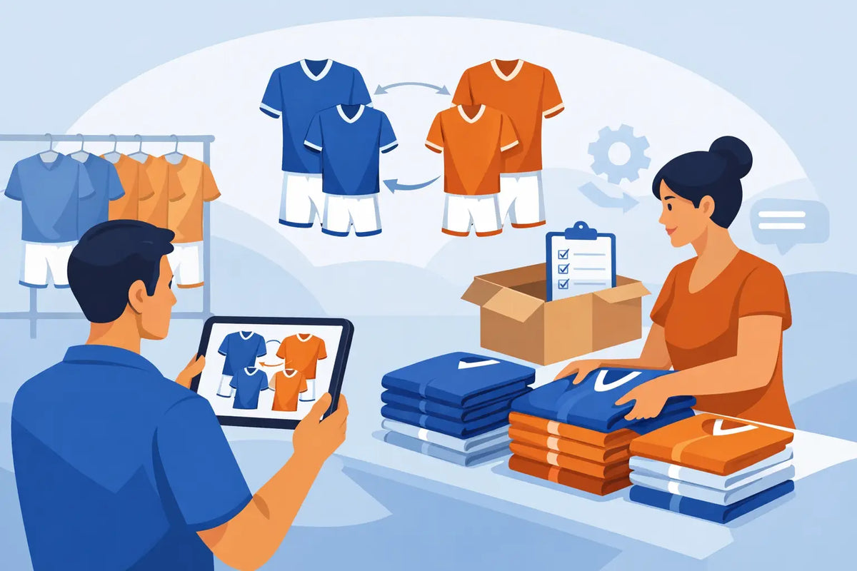 Can Teams Reorder Matching Kits Without Starting Over?