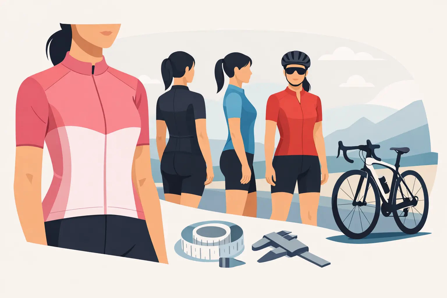 Women’s Race Cut Cycling Jersey Fit Guide