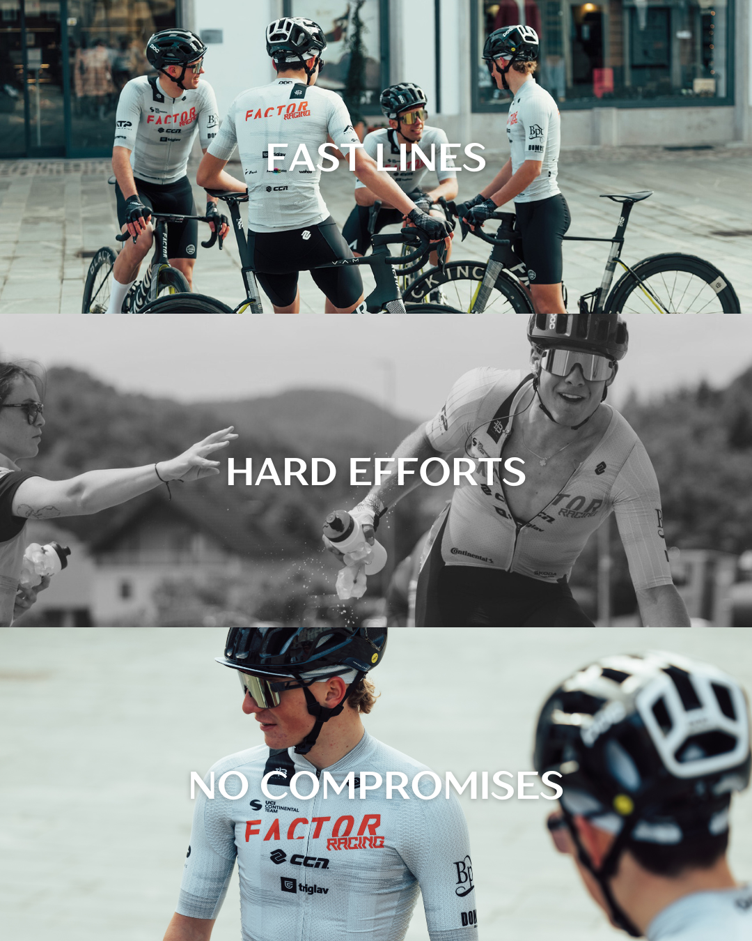 Ride Like the Pros: Factor Racing Kits Worn by Team Kranj
