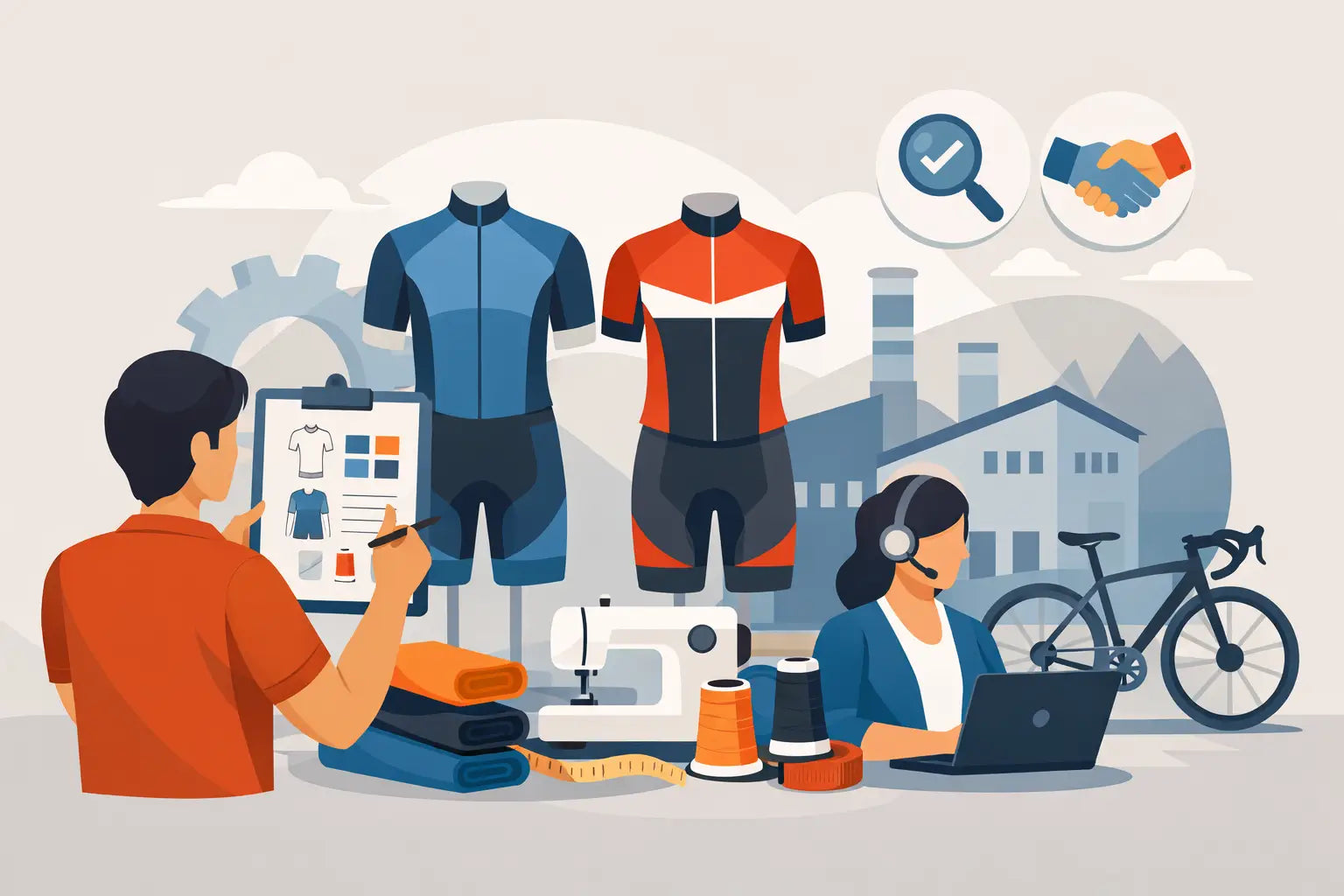 Choosing a Custom Cycling Clothing Manufacturer