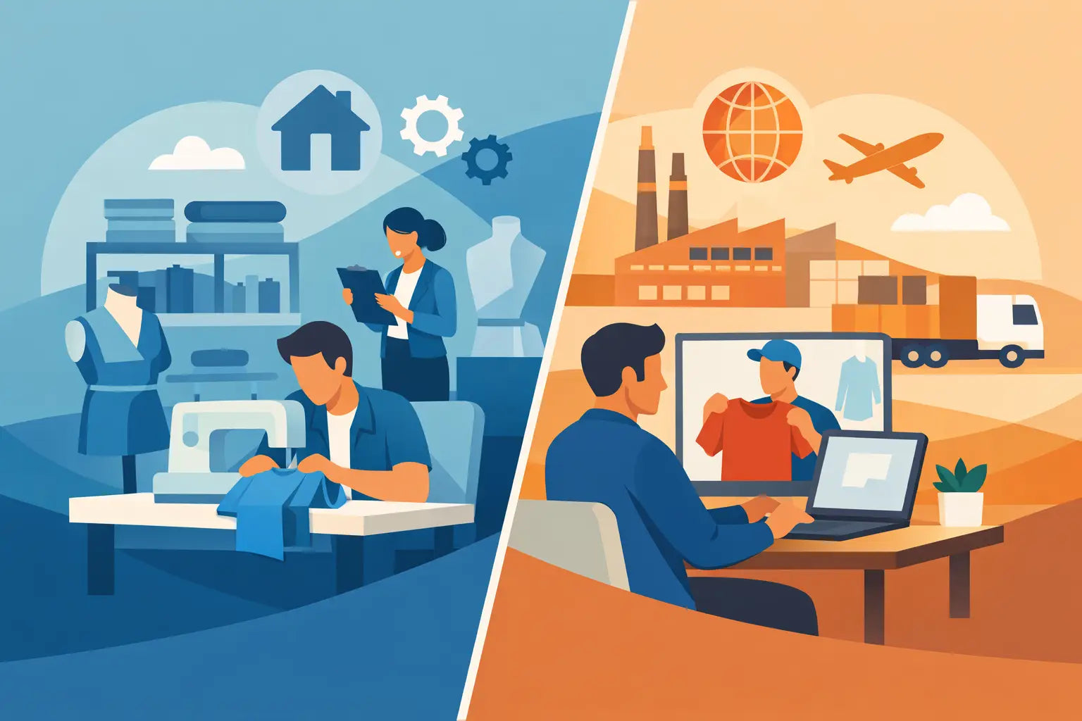 In House vs Outsourced Apparel