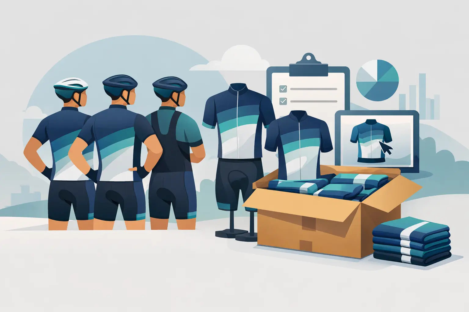 How Many Kits Should a Cycling Team Order?