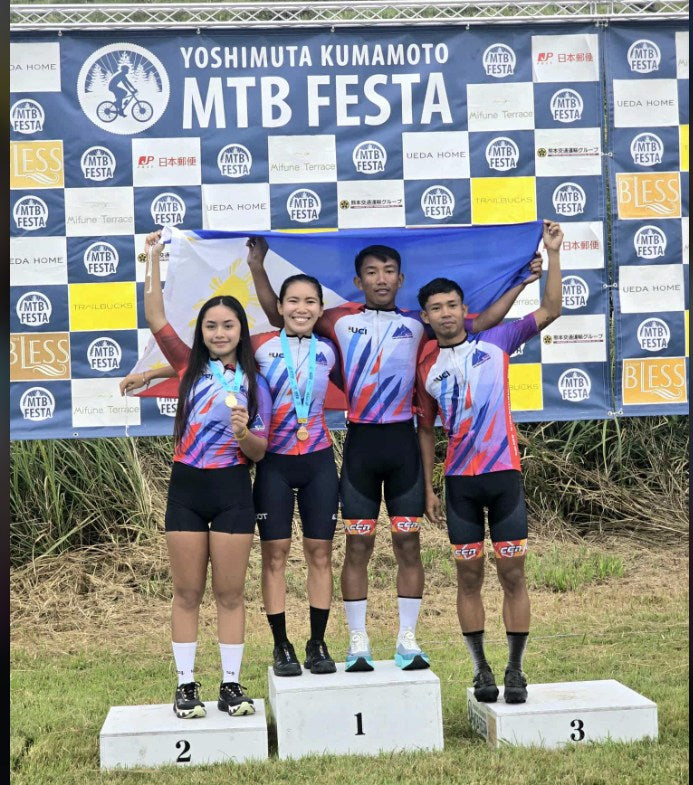Go for Gold Athletes Lead Philippine Domination at the 2025 UCI Asia MTB Series!