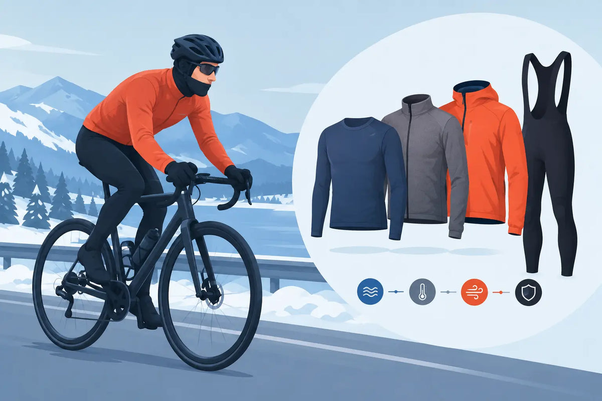 How to Layer Cycling Clothes for Winter Rides
