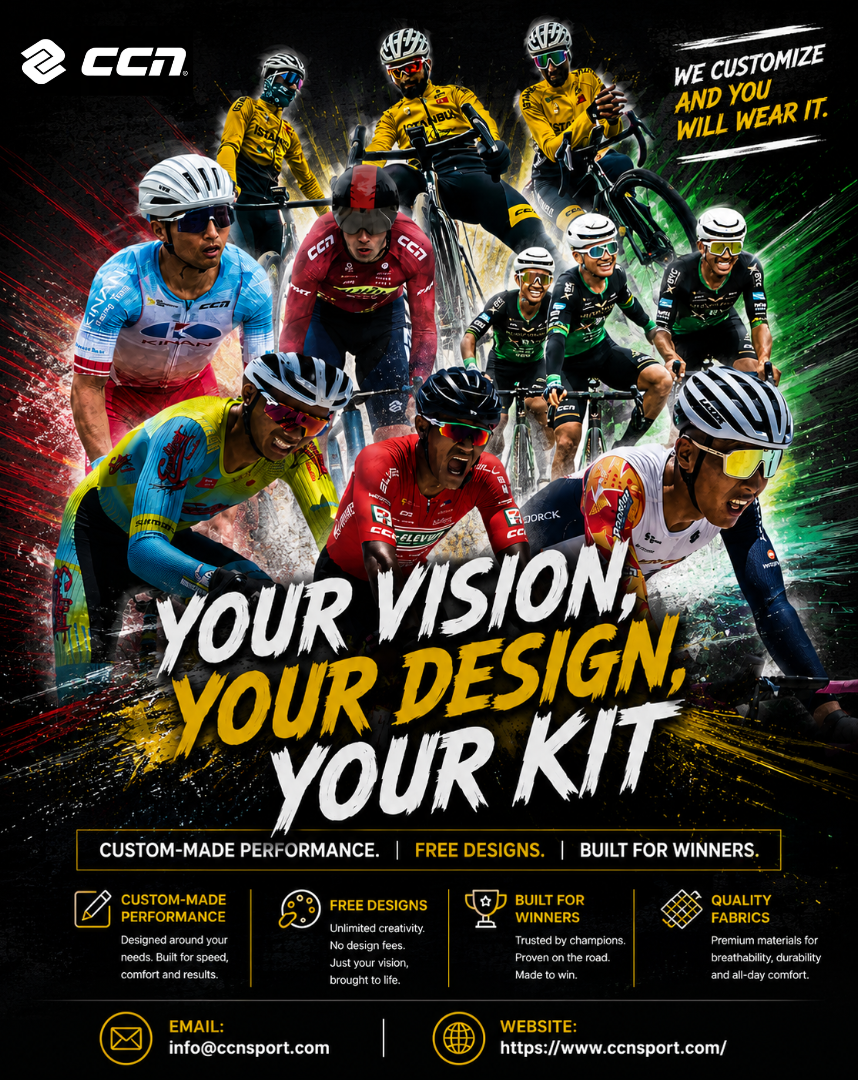 Your Vision. Your Design. Your Kit. 🚴♂️✨