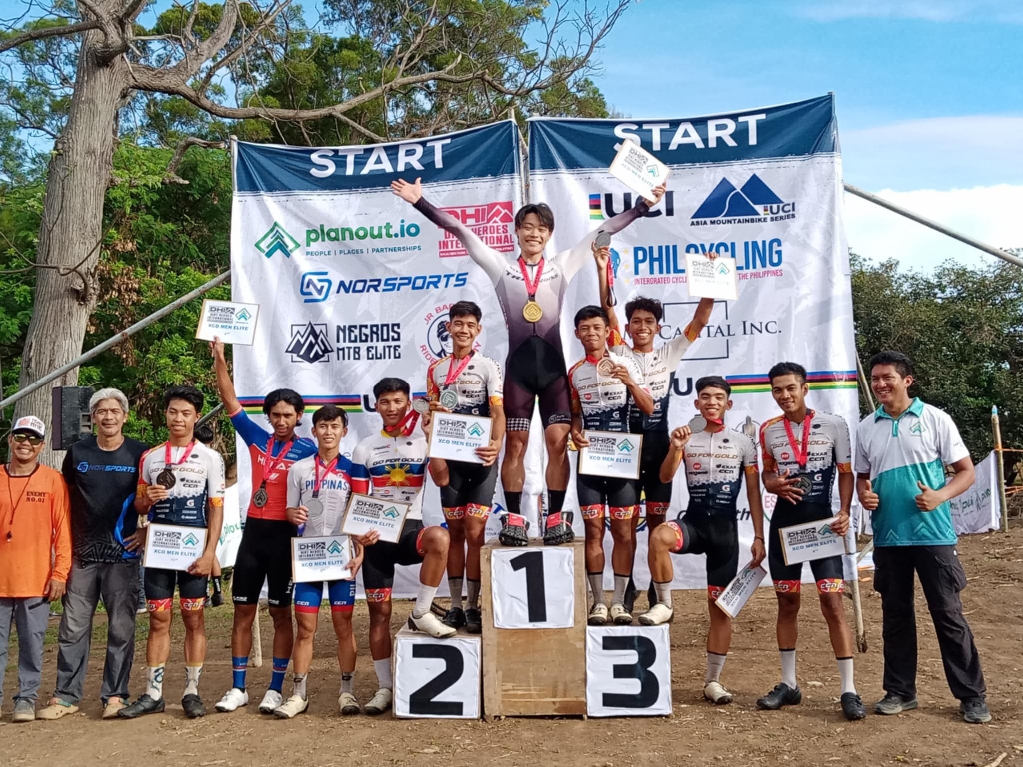 Go For Gold Storms the Top 10 at the 2025 Asian MTB Dirt Heroes International