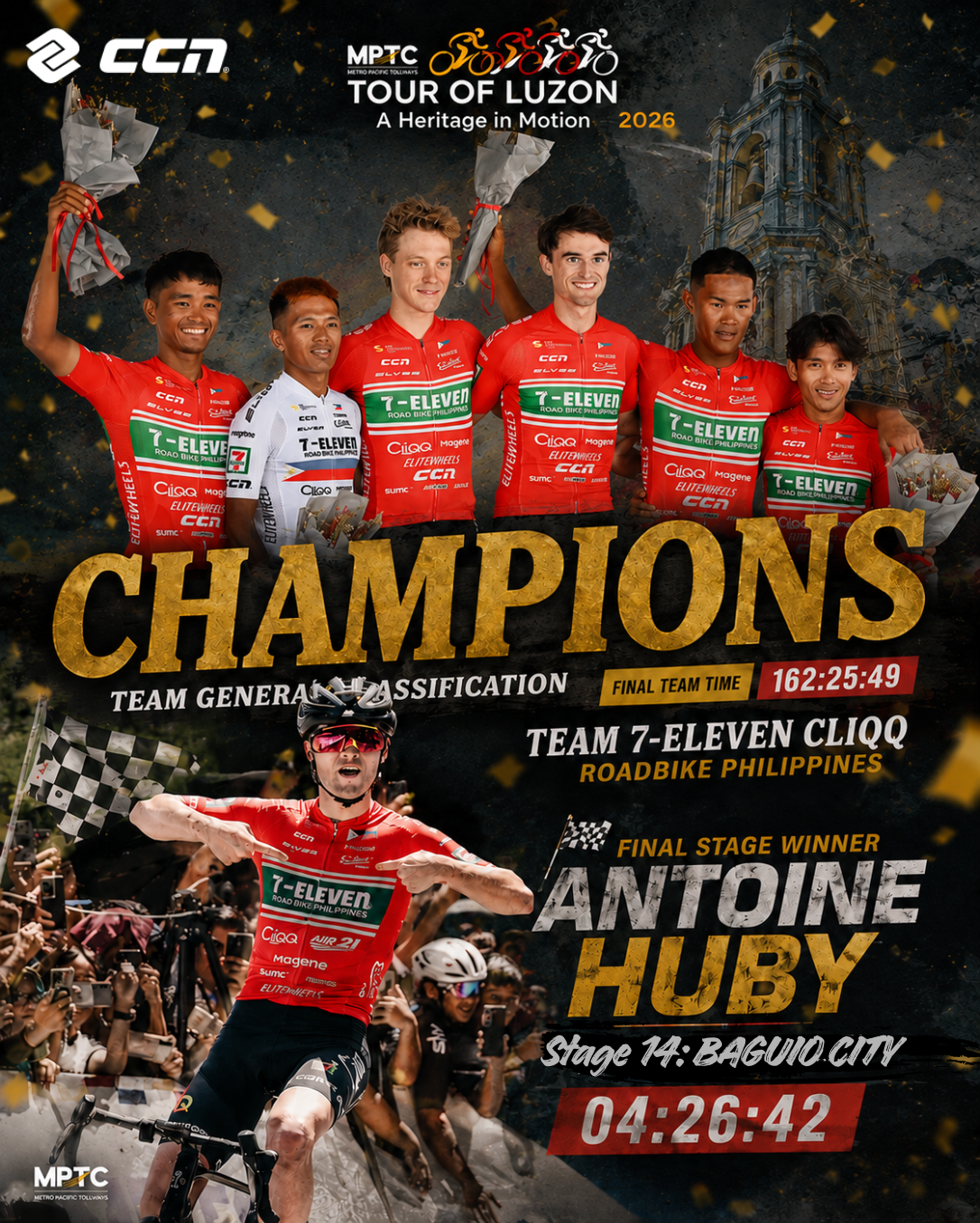 Champions of the road. 🏆🚴♂️