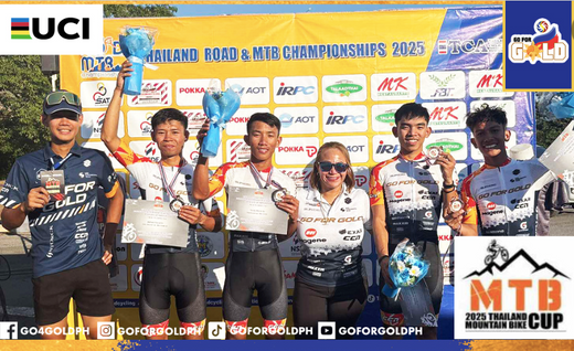 Team Go for Gold Shines at the 2025 UCI Thailand Mountain Bike Cup