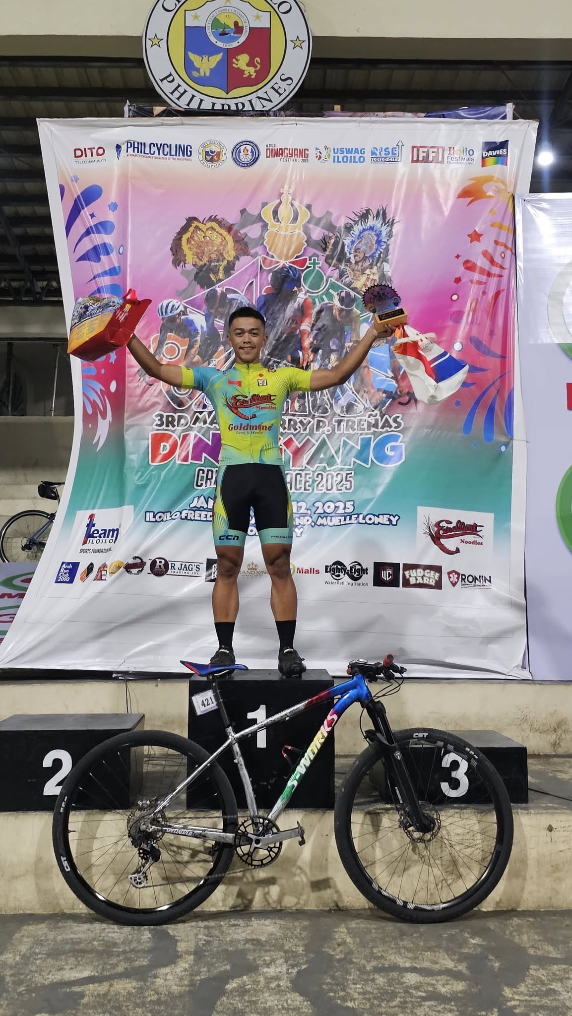 Jay Evangelista Triumphs at Champion MTB Open and Shines at the 3rd Mayor Jerry P. Treñas Dinagyang Criterium Race 2025