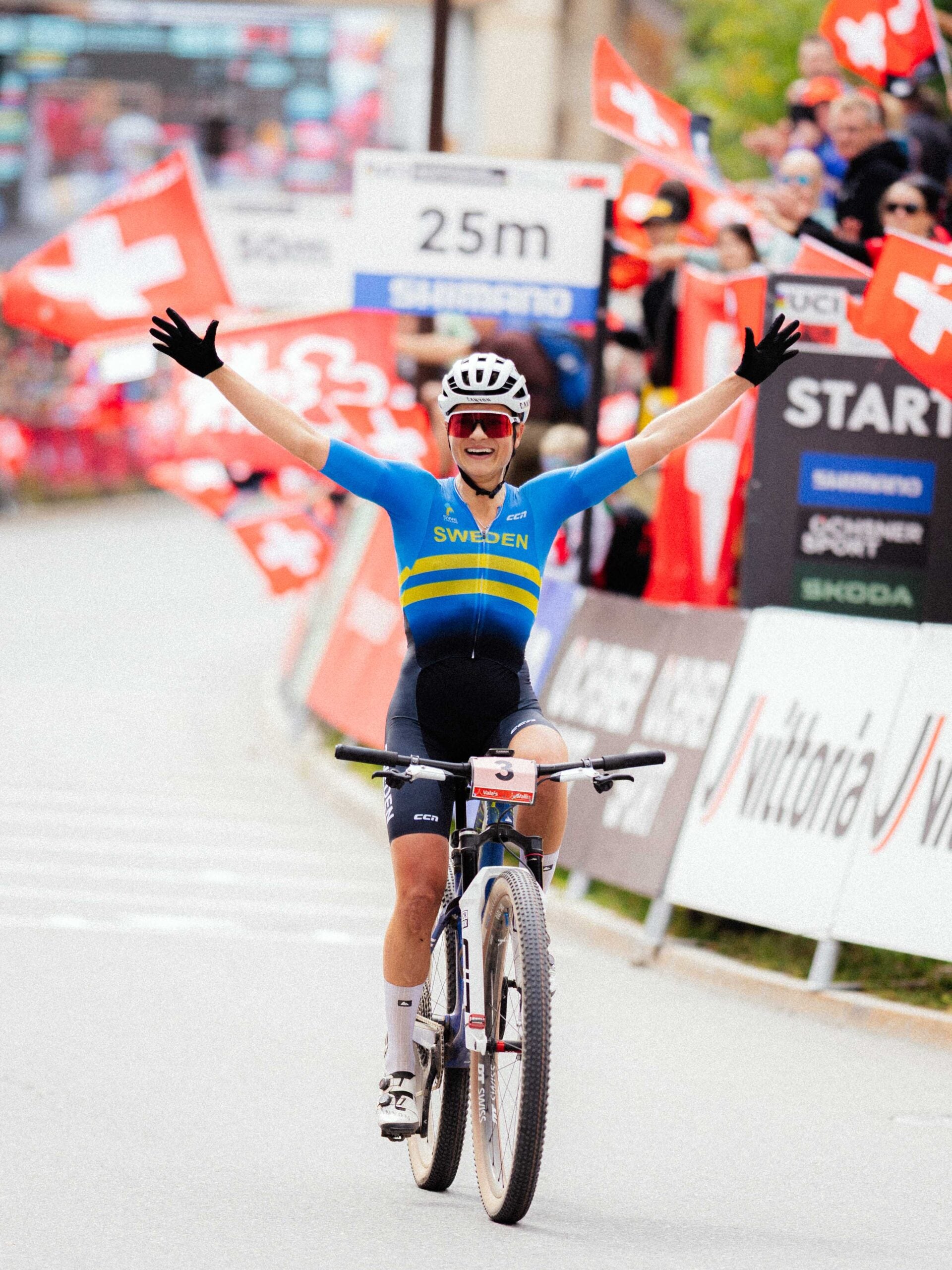 Jenny Rissveds Strikes Gold in XCO World Cup at Crans-Montana
