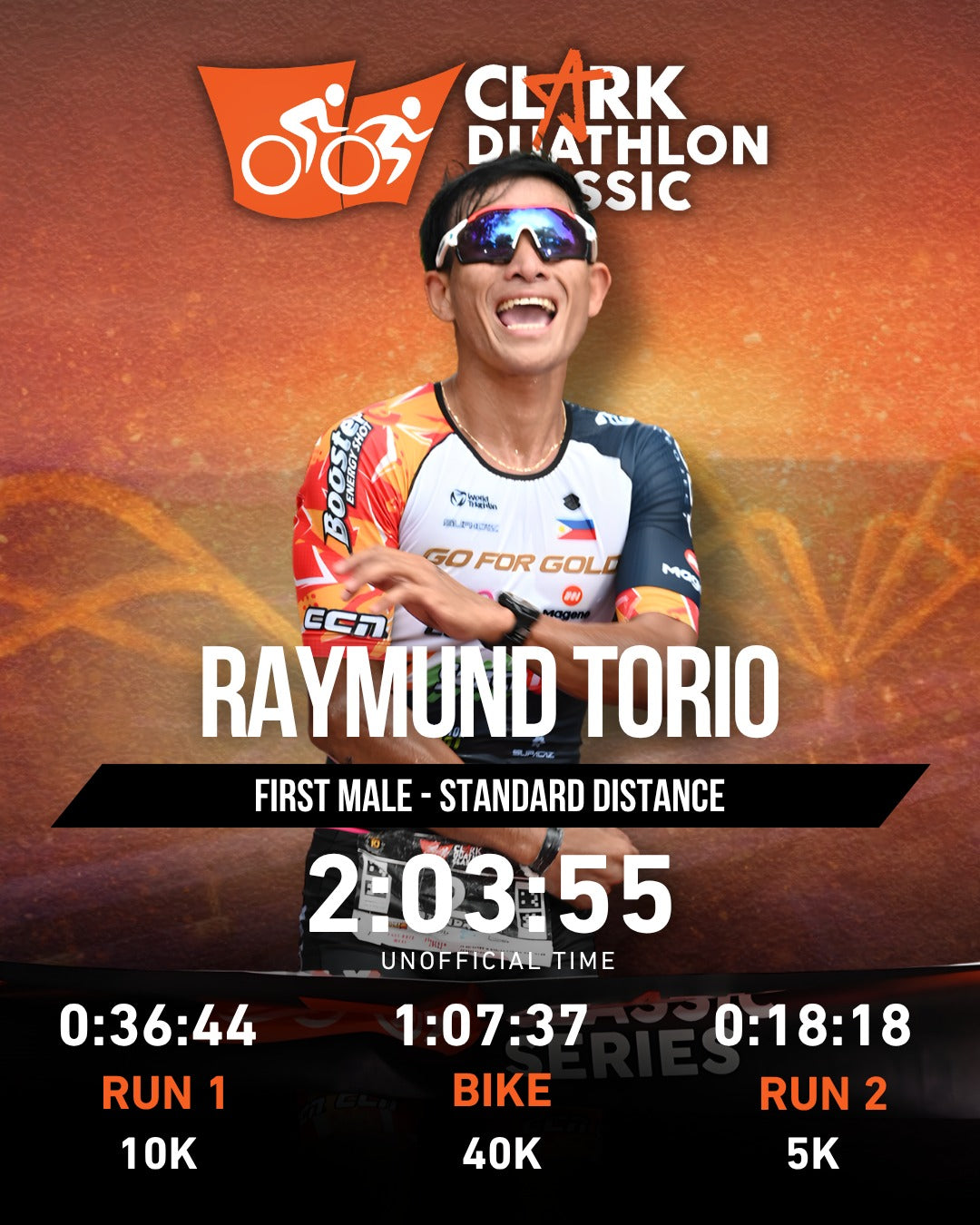 Victory with a smile!