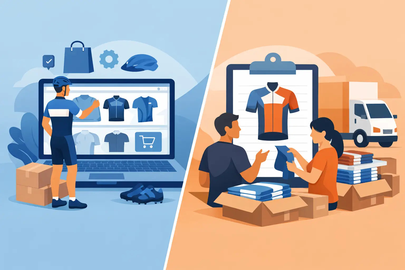 Team Store vs Bulk Ordering for Cycling Kits