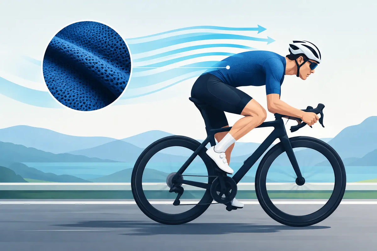 How Cycling Fabric Innovation Improves Speed