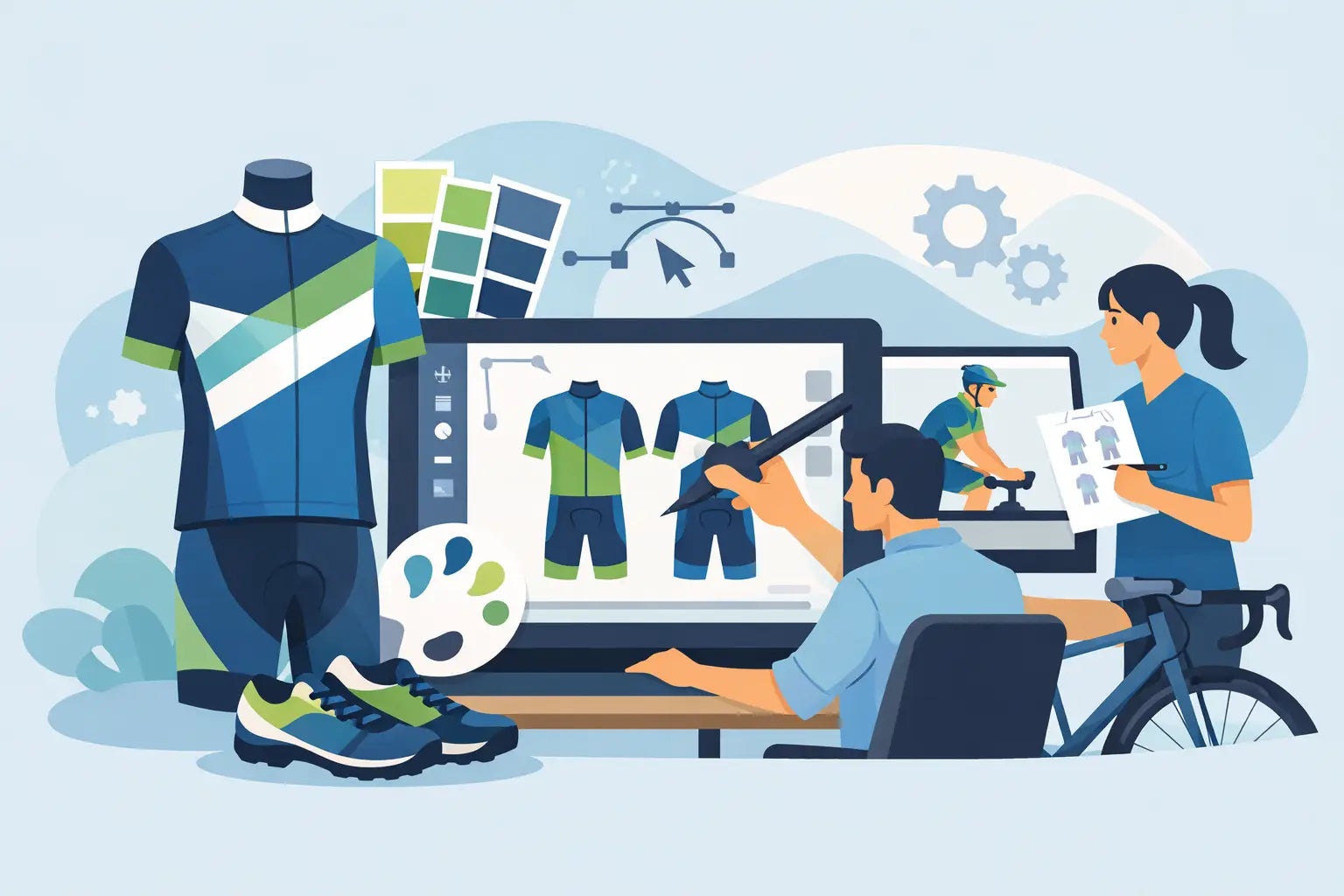 Custom Cycling Kit Design Process Explained