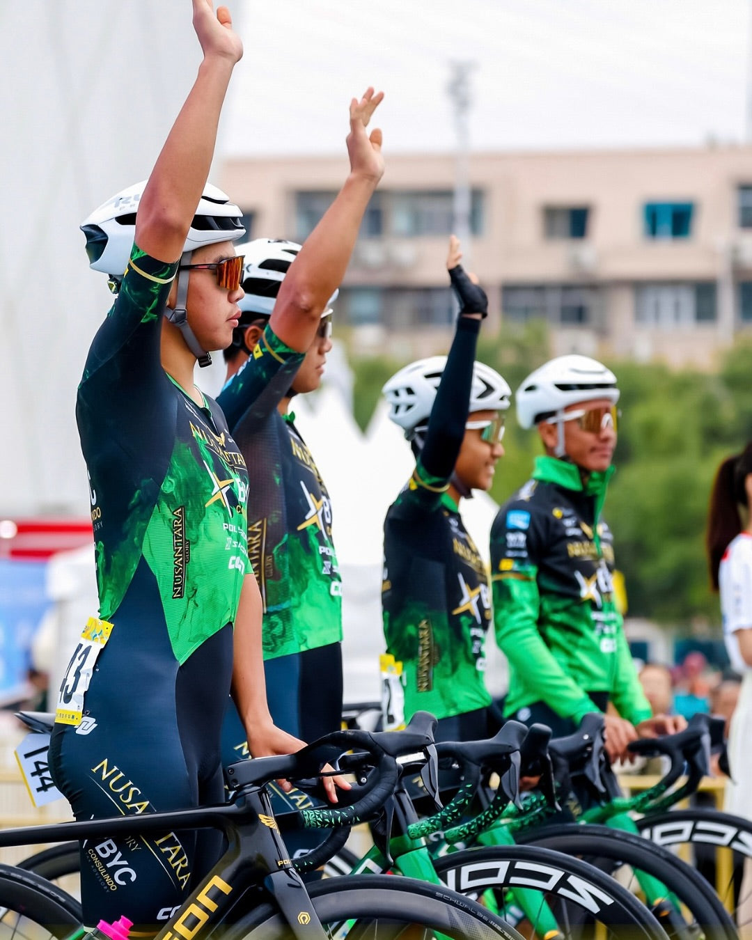 Back to Racing in China: Strong Start for Team Nusantara at the Tour of Mentougou