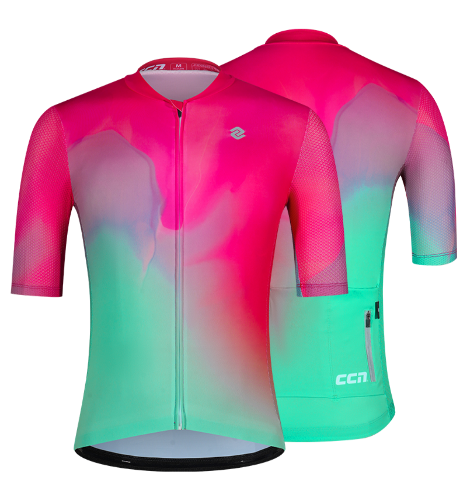 TOUR SS JERSEY MEN GREENISH RED
