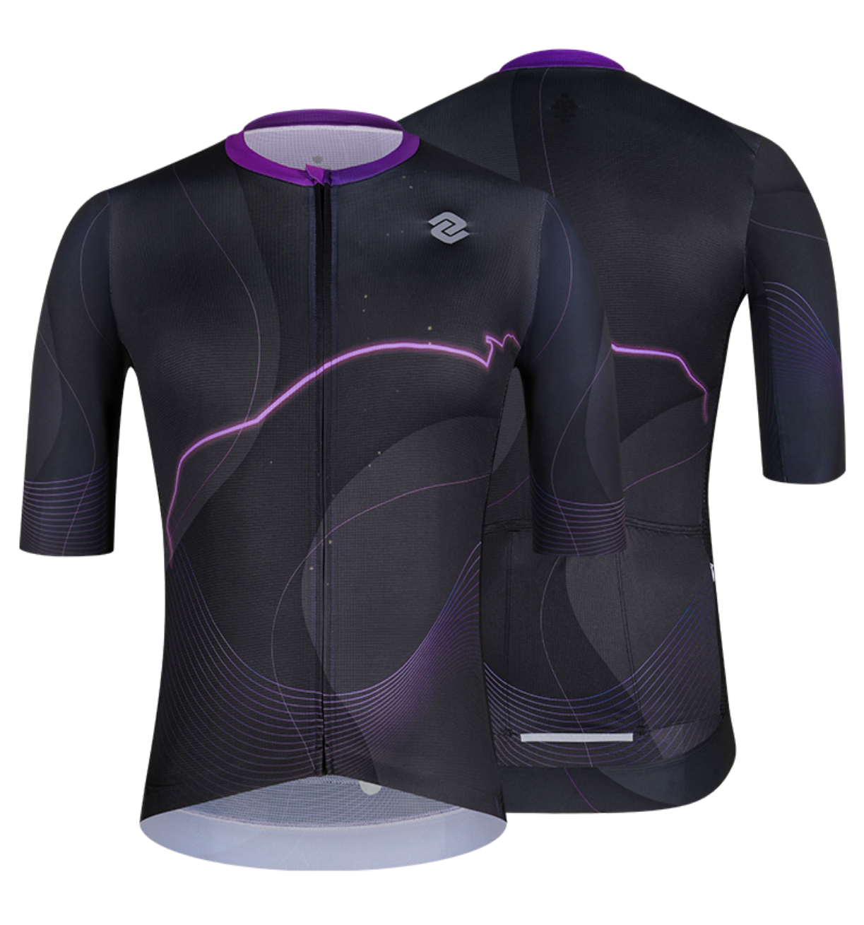 ALL DAY MEN'S JERSEY BLACKISH PURPLE