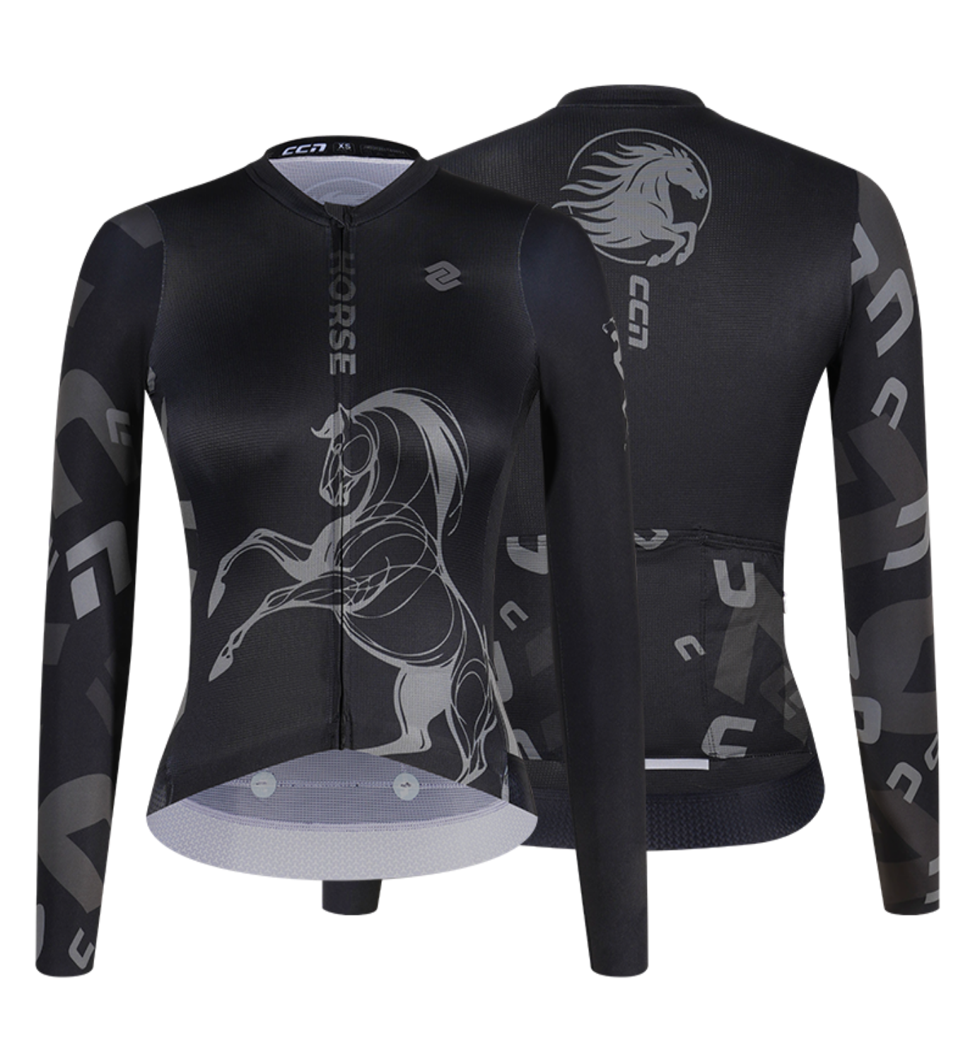 ALL DAY WOMEN'S LONG SLEEVE JERSEY DYNAMIC BLACK