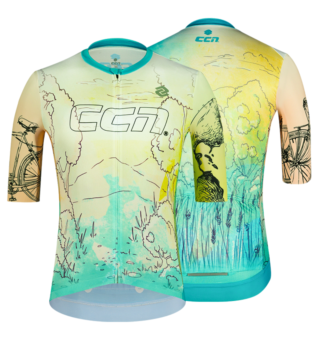 ALL DAY MEN'S JERSEY MAGIC GREEN