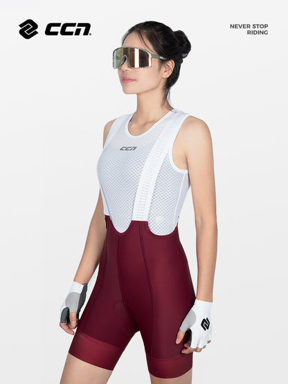 BSW WOMENS BIB SHORTS RED