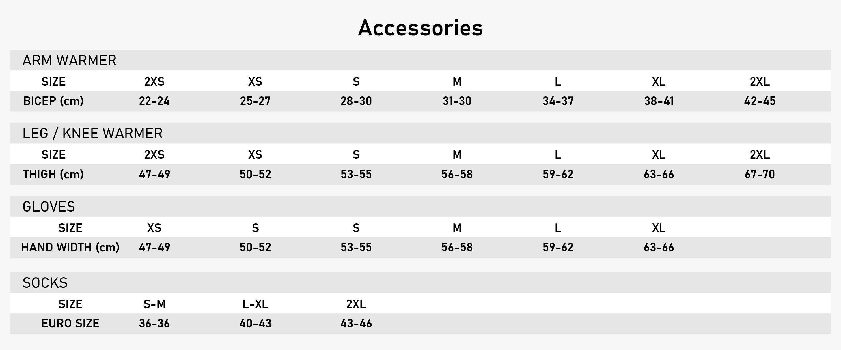 Men's Apparel Sizing Guide - Find Your Perfect Fit
