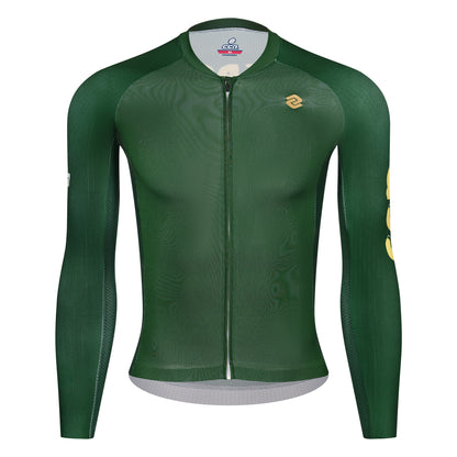 PRO MEN'S LONG SLEEVE JERSEY DARK GREEN