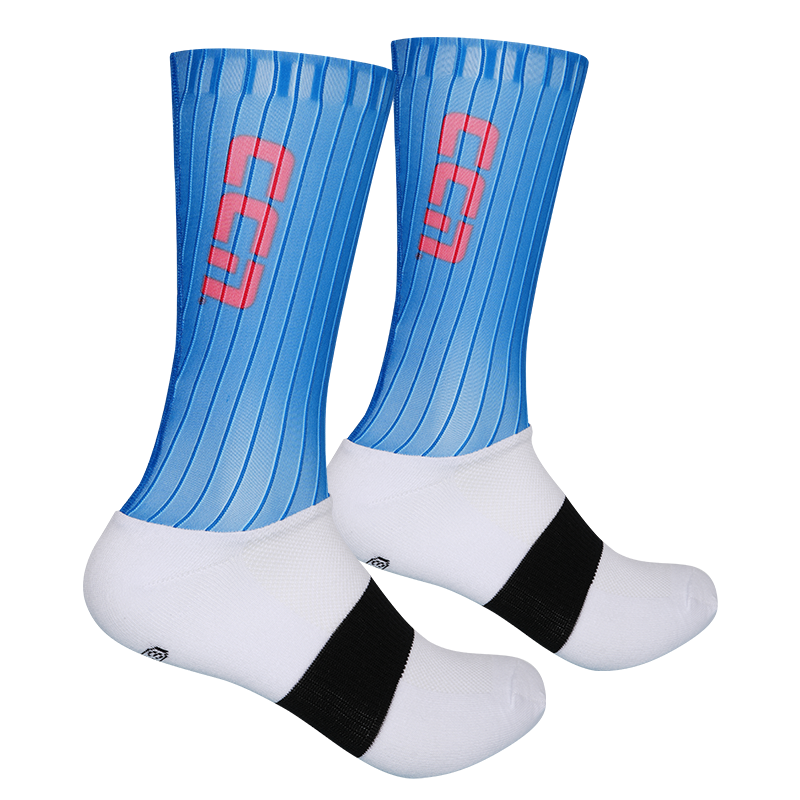 SWIFT SAPHIRE BLUE AERO SOCKS - Main Image