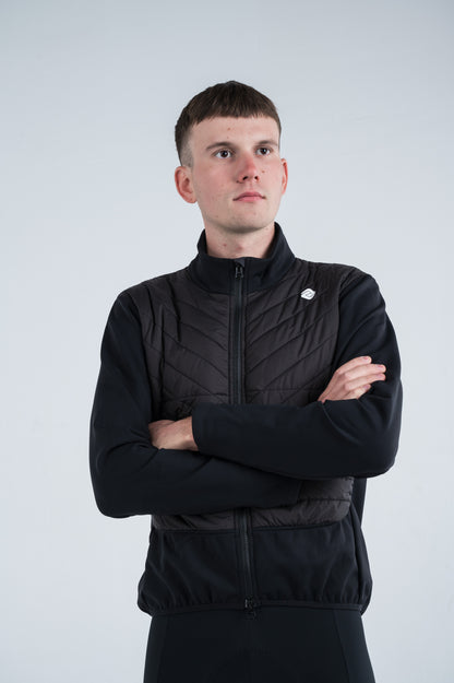 OYMYAKON THERMOSTATIC COTTON MEN'S JACKET BLACK