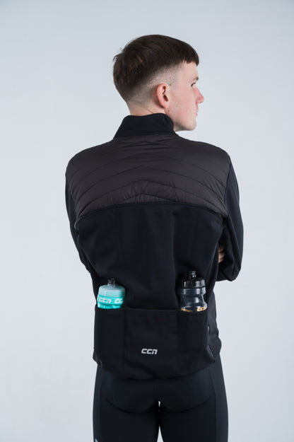 OYMYAKON THERMOSTATIC COTTON MEN'S JACKET BLACK