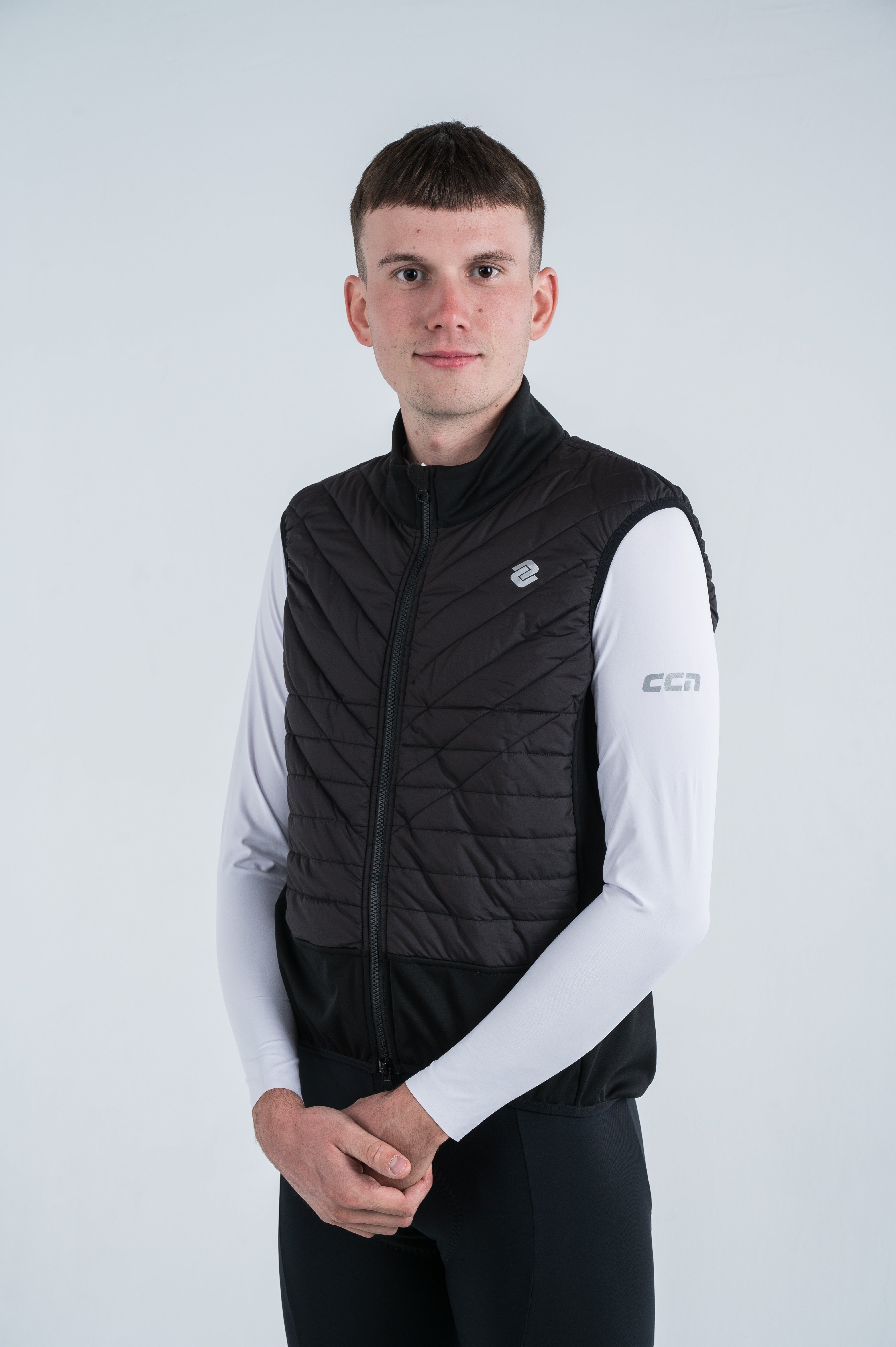 OYMYAKON THERMOSTATIC COTTON MEN'S VEST BLACK