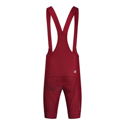 NOVA PRO BURGUNDY MEN'S BIB SHORTS